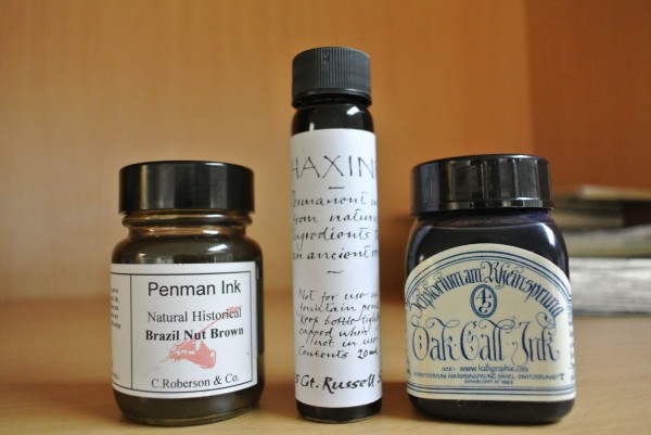 Penman Ink Natural Historical, Haxink Iron Gall, Oak Gall
