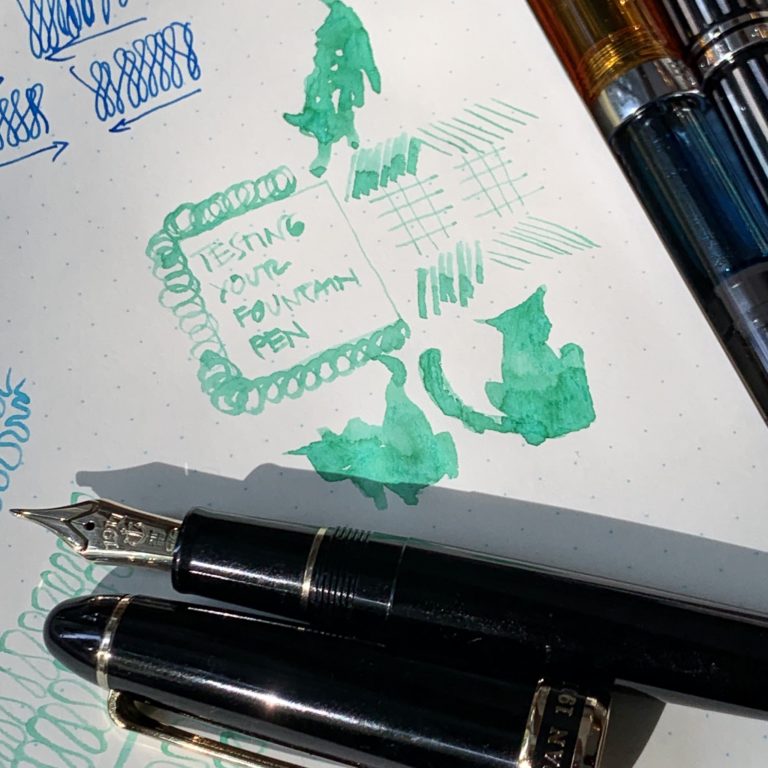 Fountain pen ink meets watercolor paper. And water. – Leigh Reyes. My ...